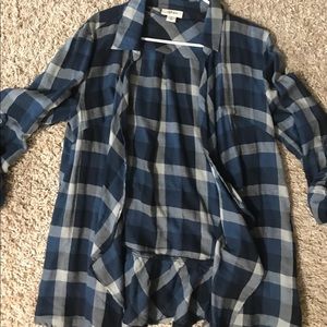 Style & Co plaid top size M